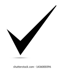 Check Mark Icon Vector Symbol Illustration,approved for your web site design