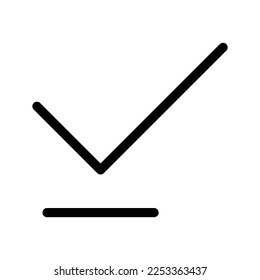 Check Mark Icon Vector Symbol Design Illustration