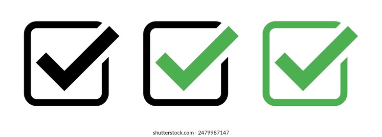 check mark icon vector .symbol, sign, yes, right