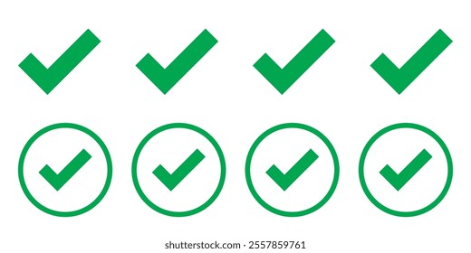 check mark icon vector .symbol, sign, yes, right
