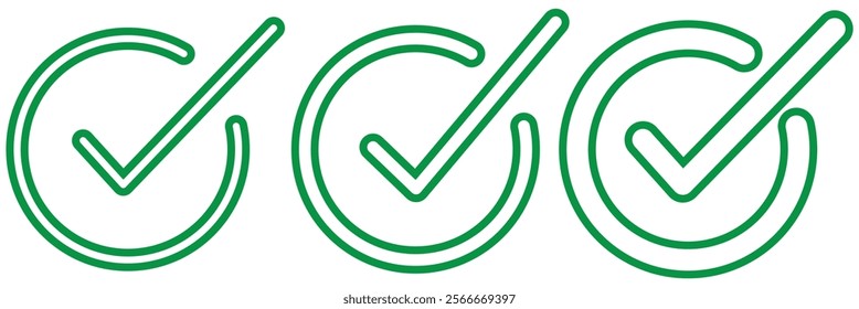 check mark icon vector .symbol, sign, yes, right