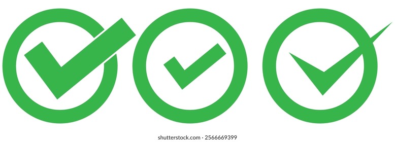 check mark icon vector .symbol, sign, yes, right
