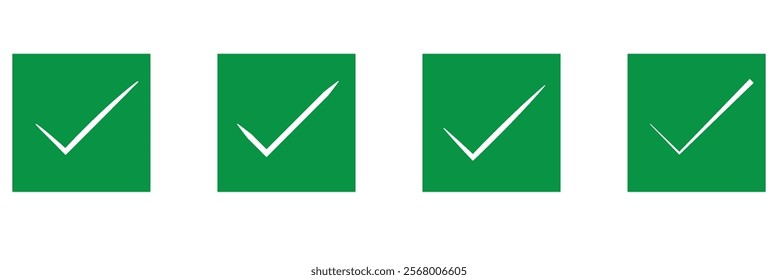 check mark icon vector .symbol, sign, yes. 9