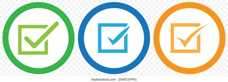 check mark icon vector .symbol, sign, yes, right. eps 10.