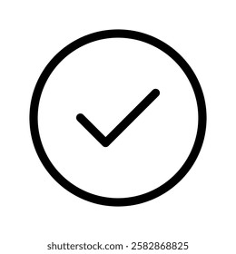 Check Mark Icon Vector Symbol Design Illustration