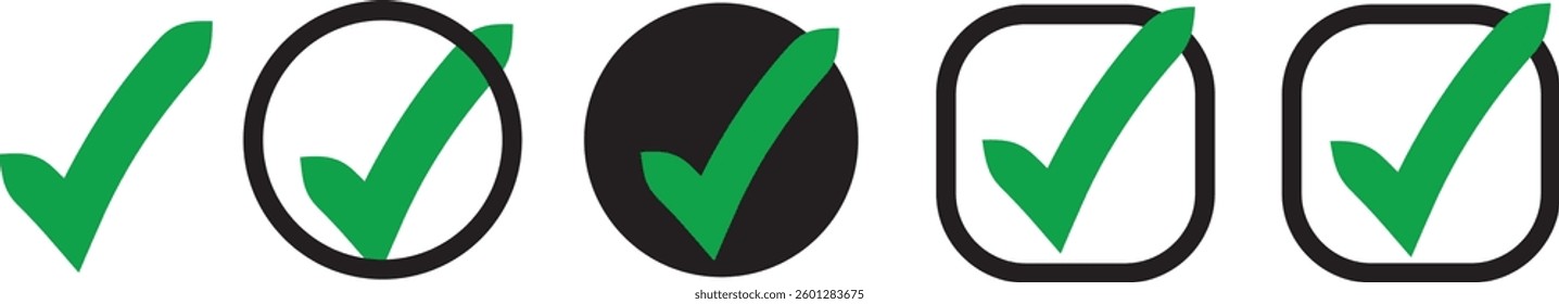 check mark icon vector .symbol, sign, yes, right