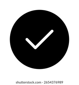 Check Mark Icon Vector Symbol Design Illustration