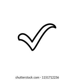 check mark icon vector template