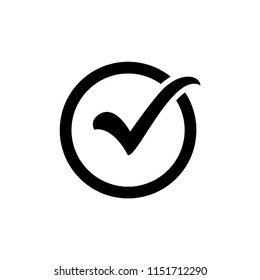 check mark icon vector template