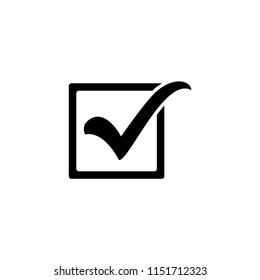 check mark icon vector template