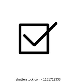 check mark icon vector template