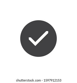Check Mark Icon Vector Template