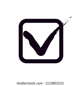 Check mark icon for web and mobile