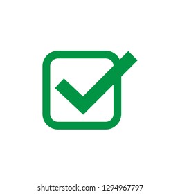 Check mark Icon yes symbol Logo Template