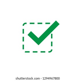 Check mark Icon yes symbol Logo Template