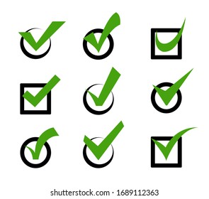 Marcar iconos en círculos y cuadrados.  