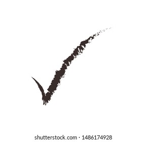 Check Mark Icons isolated on a white background.