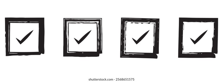 Check mark icons set. marks symbol collection. marks big collection. Tick icon. Check marks different shape,  mark icon set,  mark sign vector eps 10