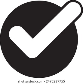 Check mark icons symbol illustrations 