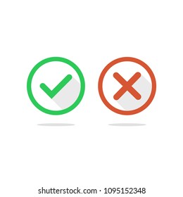 Check Mark Icons. Vector illustration.