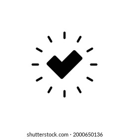 marque iconos.  icono de sí