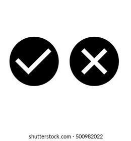 Check Mark Icons, Yes or No Icon