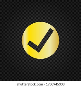 Check mark icon.To-do works vector illustration.