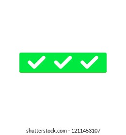 Check mark icon.vector vector illustration