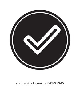 Check Mark illustration Icon color editable 10 EPS 