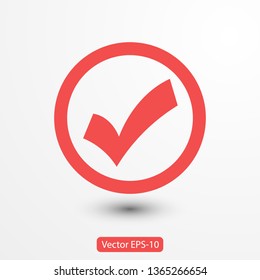 Check Mark Isolated Icon. Checklist button icon. Check mark, tick vector icon. Checkmark Icon Vector. Checklist check mark vector EPS 10