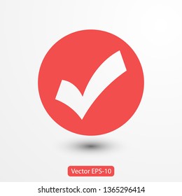 Check Mark Isolated Icon. Checklist button icon. Check mark, tick vector icon. Checkmark Icon Vector. Checklist check mark vector EPS 10