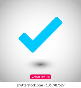 Check Mark Isolated Icon. Checklist button icon. Check mark, tick vector icon. Checkmark Icon Vector. Checklist check mark vector EPS 10
