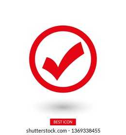 Check Mark Isolated Icon. Checklist button icon. Check mark, tick vector icon. Checkmark Icon Vector. Checklist check mark vector EPS 10