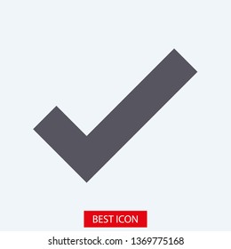 Check Mark Isolated Icon. Checklist button icon. Check mark, tick vector icon. Checkmark Icon Vector. Checklist check mark vector EPS 10