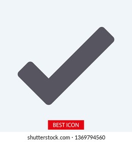 Check Mark Isolated Icon. Checklist button icon. Check mark, tick vector icon. Checkmark Icon Vector. Checklist check mark vector EPS 10