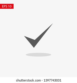 Check Mark Isolated Icon. Checklist button icon. Check mark, tick vector icon. Checkmark Icon Vector. Checklist check mark vector EPS 10