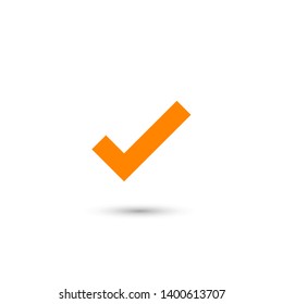 Check Mark Isolated Icon. Checklist button icon. Check mark, tick vector icon. Checkmark Icon Vector. Checklist check mark vector EPS 10