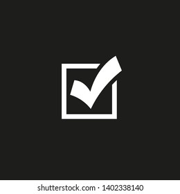 Check Mark Isolated Icon. Checklist button icon. Check mark, tick vector icon. Checkmark Icon Vector. Checklist check mark vector EPS 10
