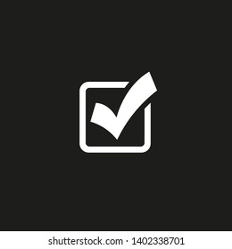 Check Mark Isolated Icon. Checklist button icon. Check mark, tick vector icon. Checkmark Icon Vector. Checklist check mark vector EPS 10