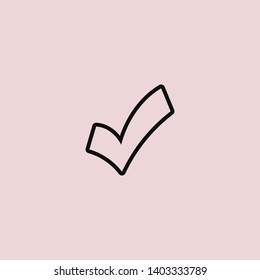 Check Mark Isolated Icon. Checklist button icon. Check mark, tick vector icon. Checkmark Icon Vector. Checklist check mark vector EPS 10