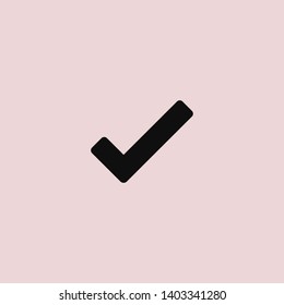 Check Mark Isolated Icon. Checklist button icon. Check mark, tick vector icon. Checkmark Icon Vector. Checklist check mark vector EPS 10