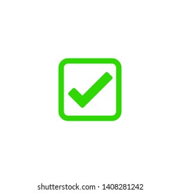 Check Mark Isolated Icon. Checklist button icon. Check mark, tick vector icon. Checkmark Icon Vector. Checklist check mark vector EPS 10