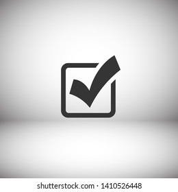 Check Mark Isolated Icon. Checklist button icon. Check mark, tick vector icon. Checkmark Icon Vector. Checklist check mark vector EPS 10