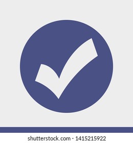 Check Mark Isolated Icon. Checklist button icon. Check mark, tick vector icon. Checkmark Icon Vector. Checklist check mark vector EPS 10