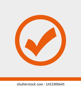 Check Mark Isolated Icon. Checklist button icon. Check mark, tick vector icon. Checkmark Icon Vector. Checklist check mark vector EPS 10