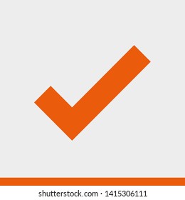 Check Mark Isolated Icon. Checklist button icon. Check mark, tick vector icon. Checkmark Icon Vector. Checklist check mark vector EPS 10