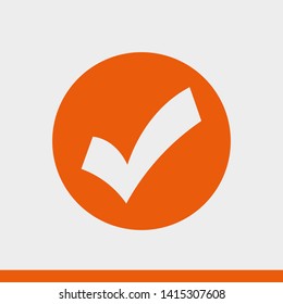 Check Mark Isolated Icon. Checklist button icon. Check mark, tick vector icon. Checkmark Icon Vector. Checklist check mark vector EPS 10