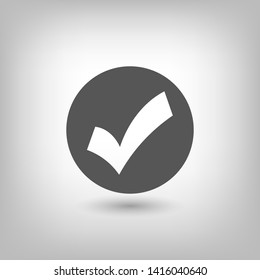 Check Mark Isolated Icon. Checklist button icon. Check mark, tick vector icon. Checkmark Icon Vector. Checklist check mark vector EPS 10