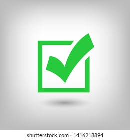 Check Mark Isolated Icon. Checklist button icon. Check mark, tick vector icon. Checkmark Icon Vector. Checklist check mark vector EPS 10