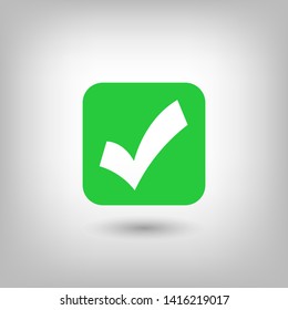 Check Mark Isolated Icon. Checklist button icon. Check mark, tick vector icon. Checkmark Icon Vector. Checklist check mark vector EPS 10